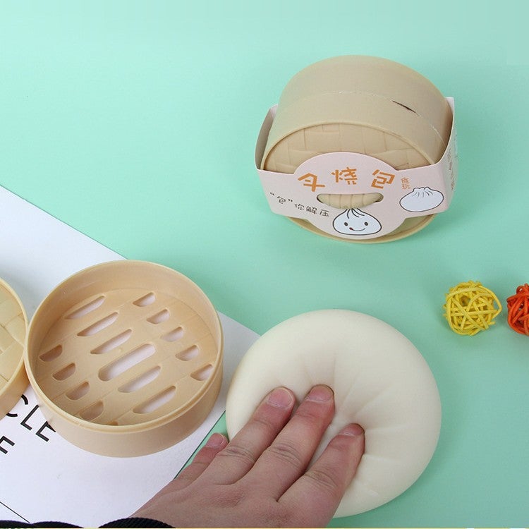 Squishy Baozi Stress Relief Toy - Creative Simulation - Image 3