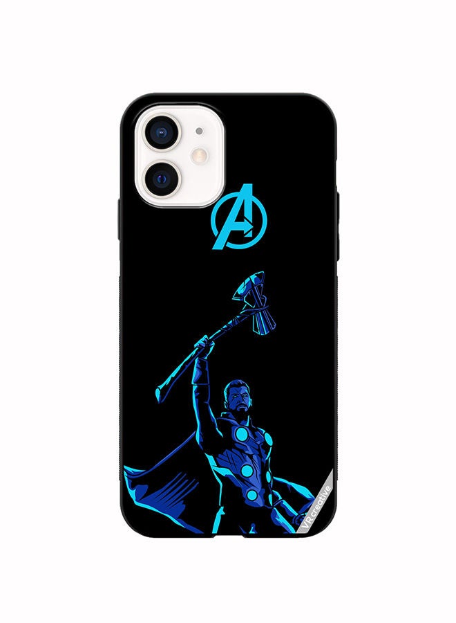 VR CREATIVE Protective Case Cover For Apple iPhone 12 mini Avengers Thor Design Multicolour - Image 1