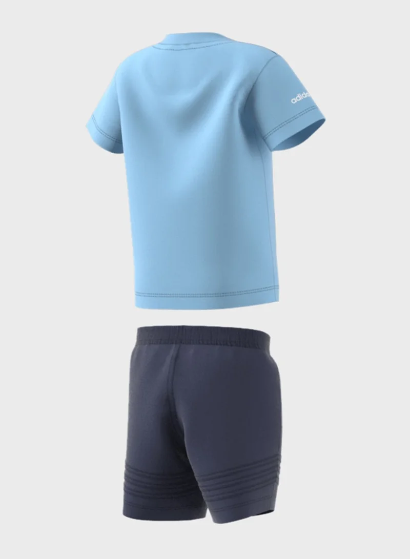 adidas Originals Infant Sport Collection Shorts And T-Shirt Set