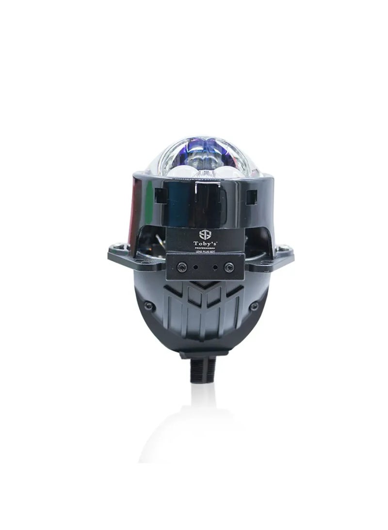 توبيز عدسات جهاز عرض توبي بلس 6DT ثنائية الصمام بقوة 140 واط، مقاس 3 بوصات، للمصابيح الأمامية، مصباح السيارة 6000 كلفن، مصابيح السيارة 70000 لومن، طقم تعديل مصابيح السيارة، عدسة زائدة - LENS PLUS-6DT - Image 2