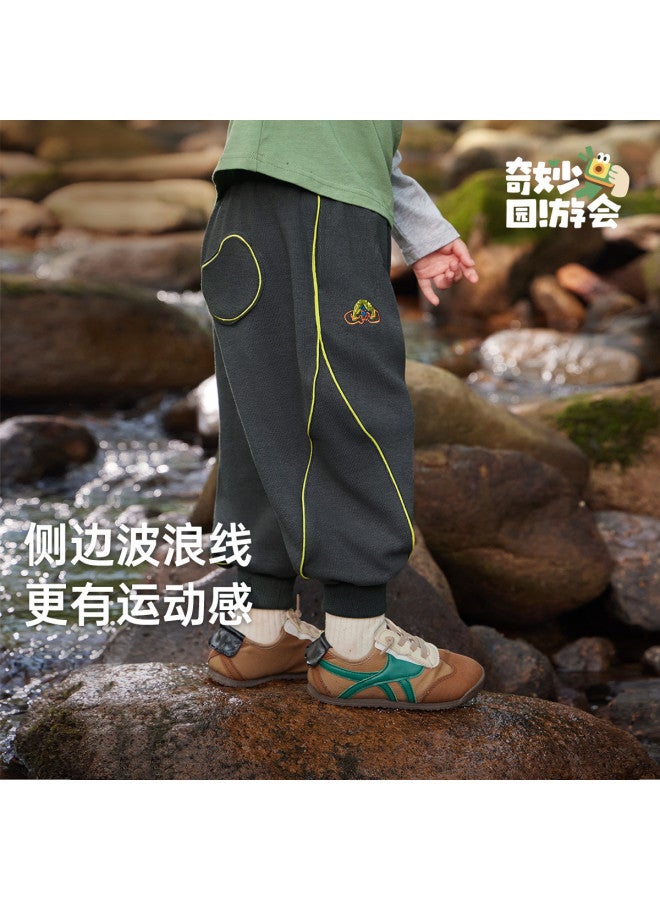 Boys' Sweatpants Spring/autumn Baby Pants Children's Cuffed Pants Casual Sport Pants Long Pants Girls - Image 2