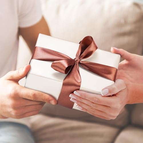 Winjeto All Occasion Gift Wrapping Paper, White Solid Color Pearly Lustre Paper, Perfect Gifts for Women, Wedding, Valentine's Day, Mothers Day, Birthday, Christmas, DIY Bouquet Supplies- 17 inch X 120 inch - Image 3