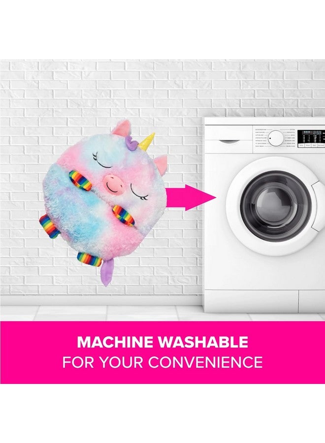 Happy Nappers: Pillow & Sleepy Sack: Medium - Rainbow Unicorn - 54 x 20, Plush Animal Character, 2-in-1 Pillow Sleeping Bag, Play, Kids Ages 3+ - Image 5