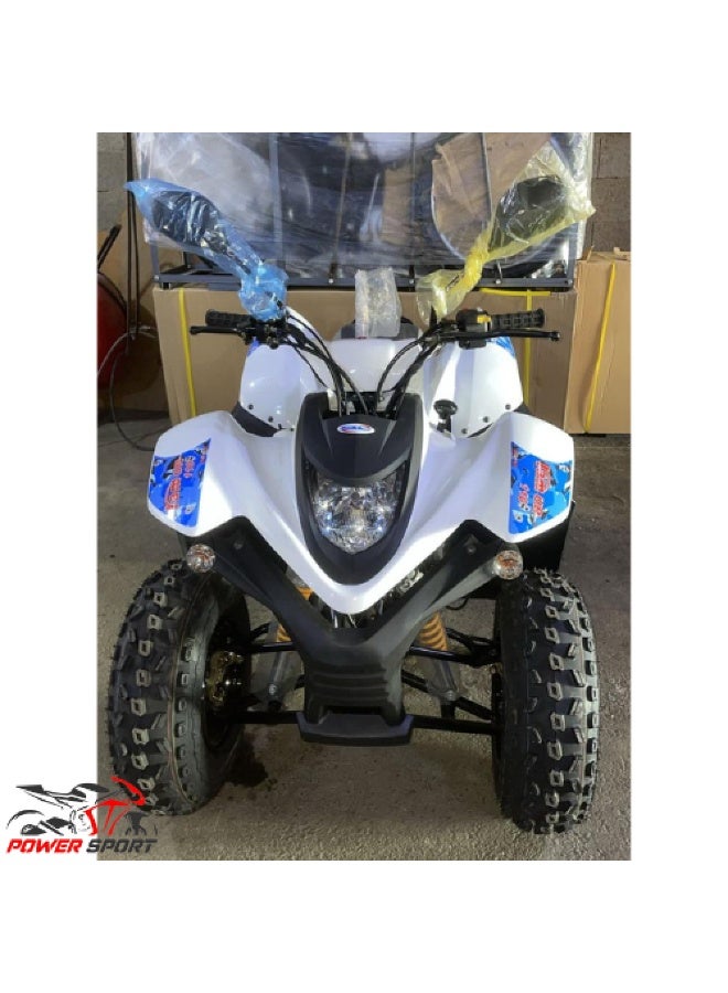 Power Sport 4X4 Motorcycle Ram Euro 110Cc - White - Image 5