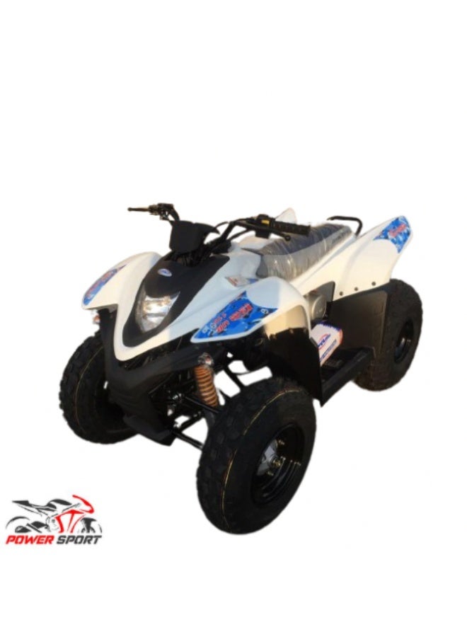 Power Sport 4X4 Motorcycle Ram Euro 110Cc - White - Image 1
