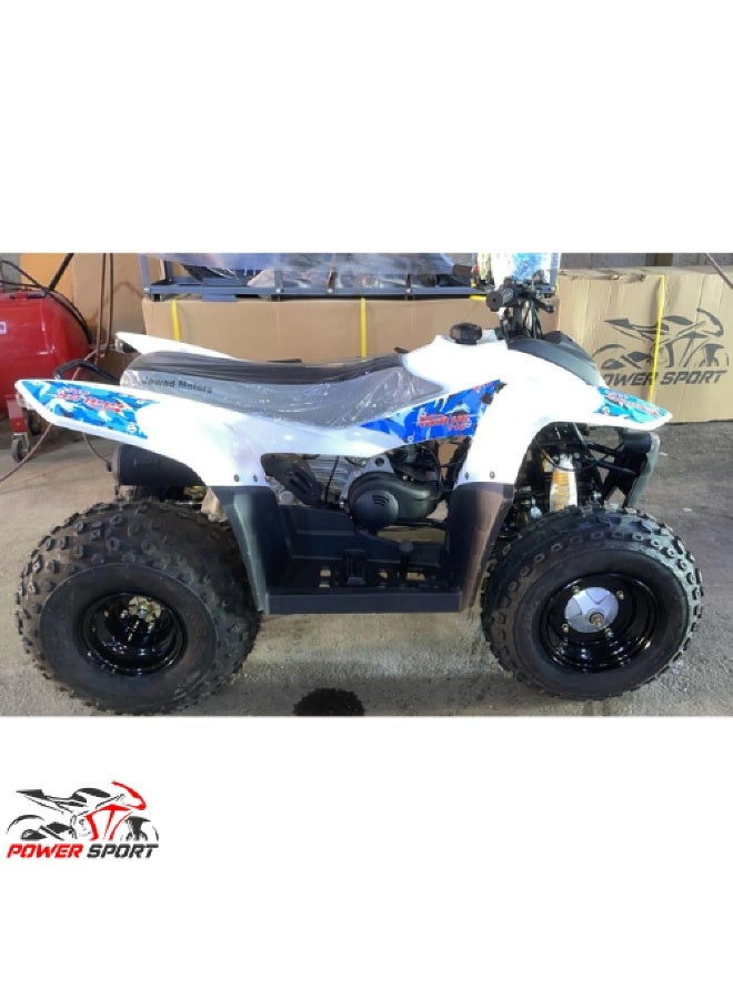 Power Sport 4X4 Motorcycle Ram Euro 110Cc - White - Image 4