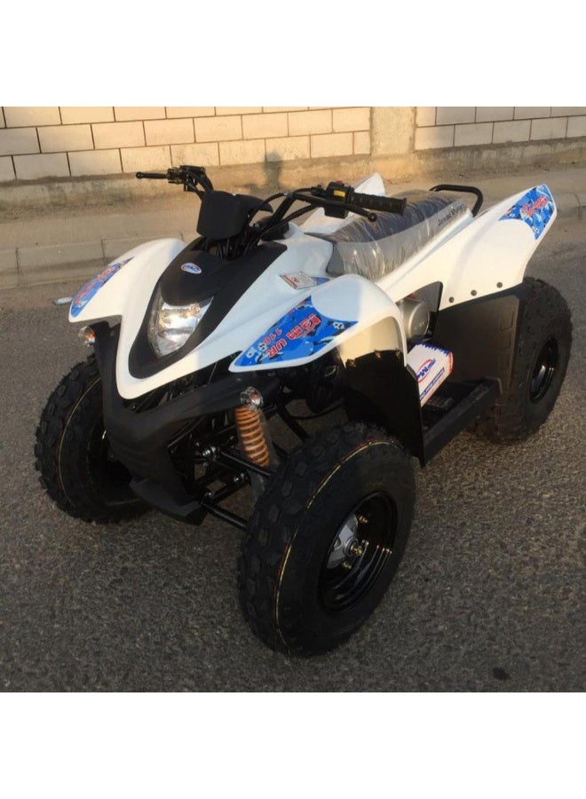 Power Sport 4X4 Motorcycle Ram Euro 110Cc - White - Image 2