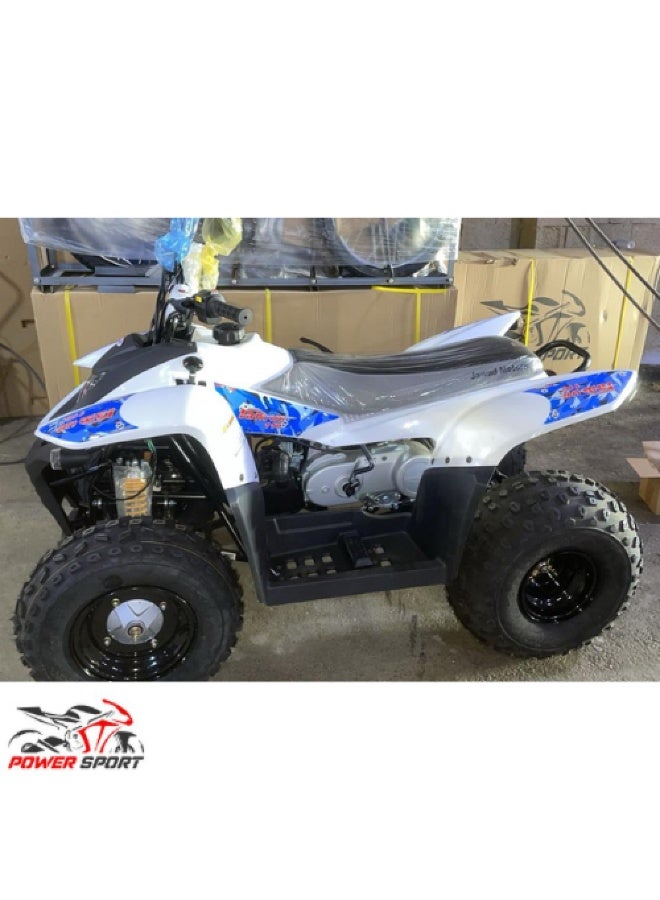 Power Sport 4X4 Motorcycle Ram Euro 110Cc - White - Image 3