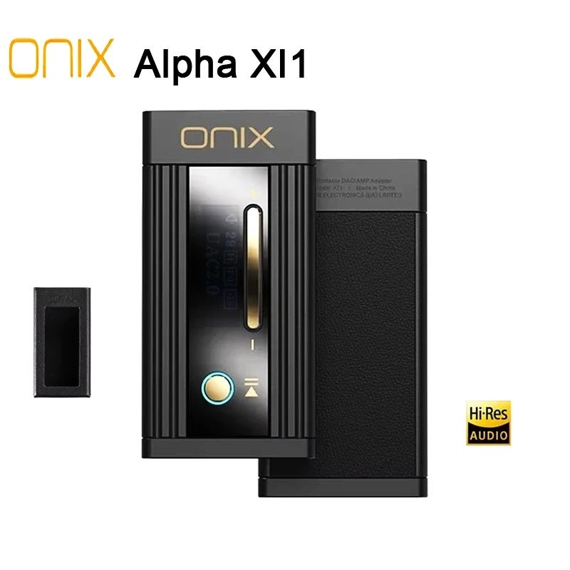Onix Shanling Onix Alpha XI1 Protable USB DAC AMP Headphone Amplifier 2x CS43198 Hifi Hi-res Audio Amplifier Adapter 3.5+4.4mm Output, Xi1-Bk Case-OL1 LT - Image 1