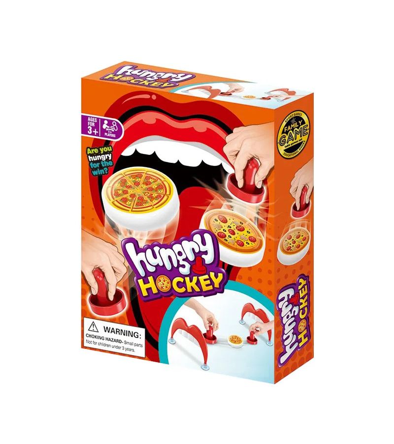 New Family Interactive Desktop Hockey Game Toys Funny Hungry Pizza Hockey Board Games For Kids Educational 1 Set - Image 1