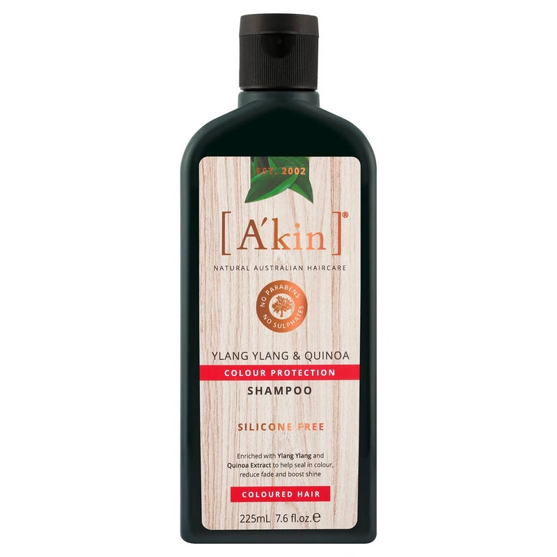 A'kin Ylang Ylang & Quinoa Colour Protection Shampoo For Colour Treated Hair, Free From Parabens, Sulfates and Silicones, 225 ml - Image 5