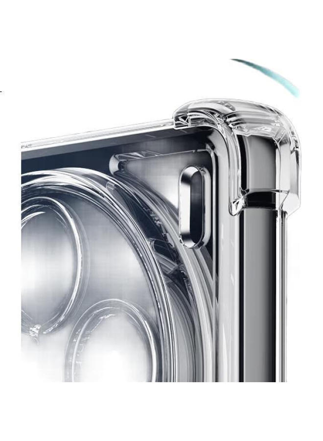 Freeson Transparent Phone Case For Vivo X100 Pro, X100S Pro, Slim Lightweight Full Coverage Lens Protection Soft Shell With Four Corner Airbag Anti-Collision And Lanyard, Clear - Image 1