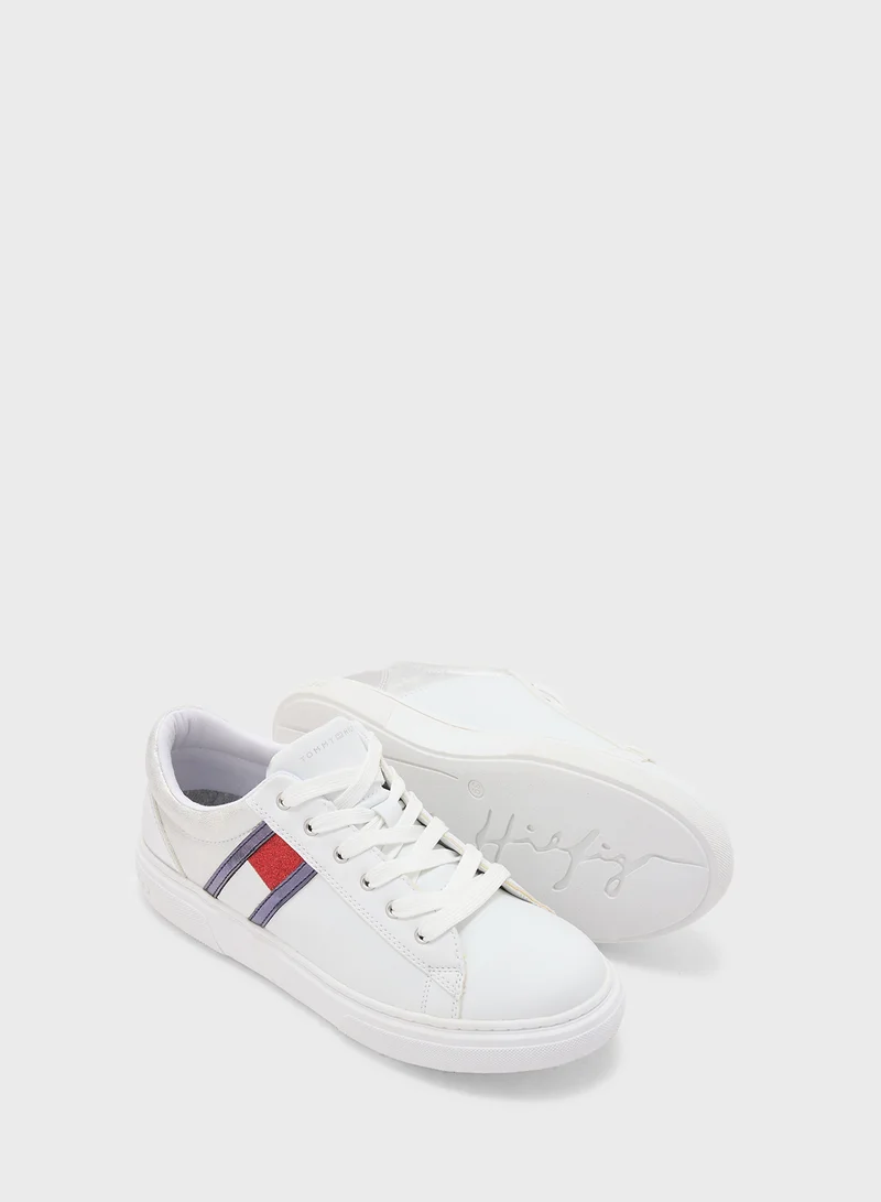 تومي هيلفيغر Kids Lace Up Sneaker