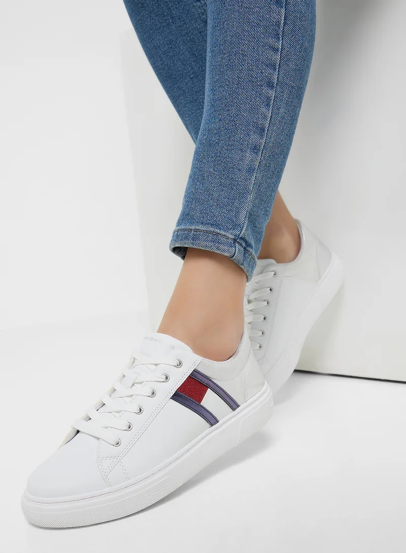 تومي هيلفيغر Kids Lace Up Sneaker