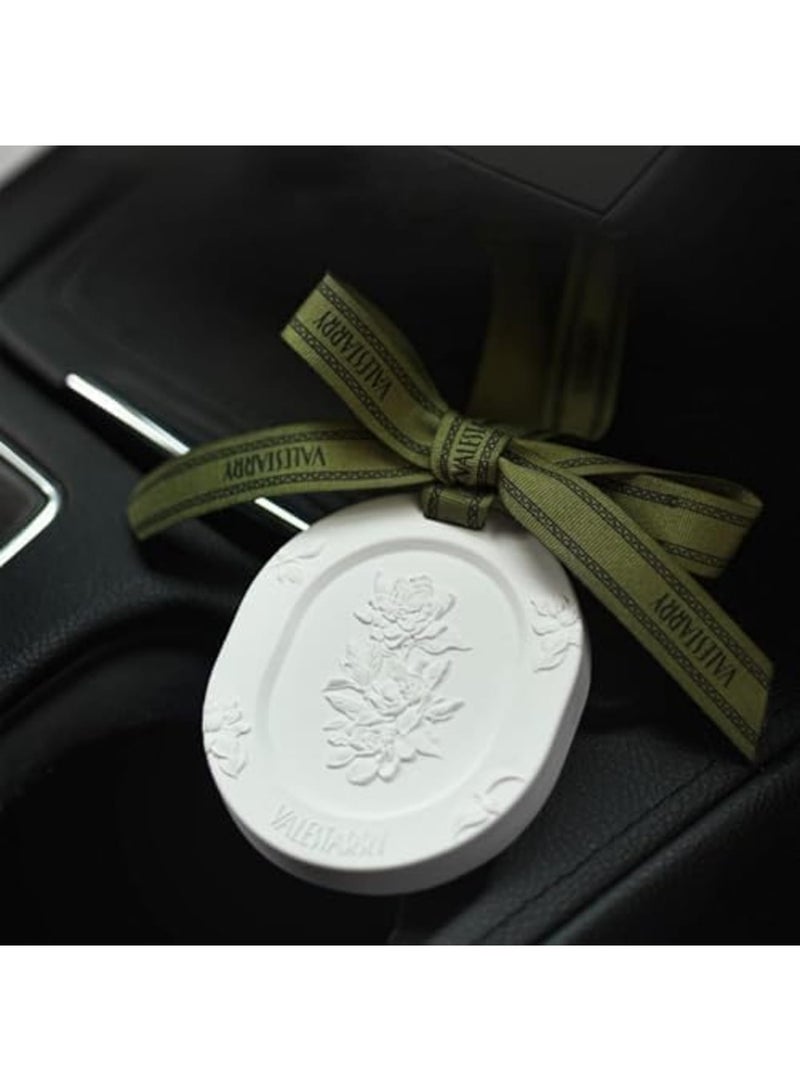 SYOSI 3pcs Porcelain Essential Oil Diffuser Set with Gardenia Scent, Non-Electric and Battery-Free, Ideal for Armoire, Car, Bathroom, Improves Sleep and Relieves Stress, Perfect for Home and Travel Use - Image 5