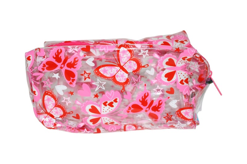 باول كريتيف مقلمة  Glitter Butterflies Clear - PVC رقم PM24444 - Image 2