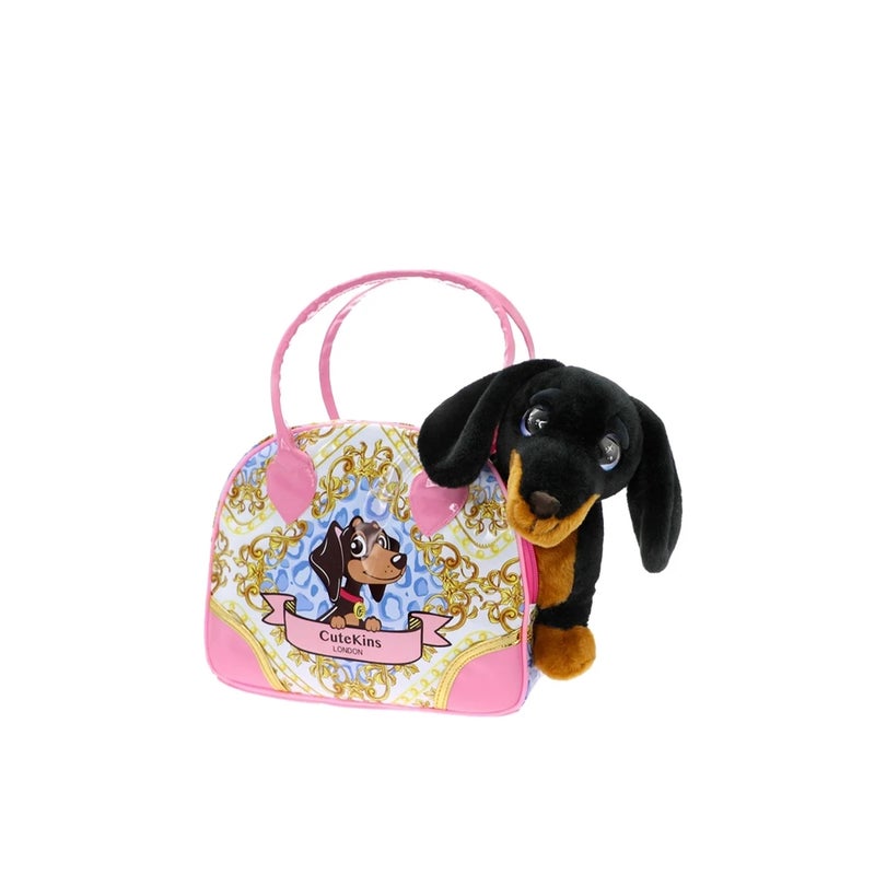 FunVille - CuteKins Plush Dog with A Carry Case - 51088 - Image 1