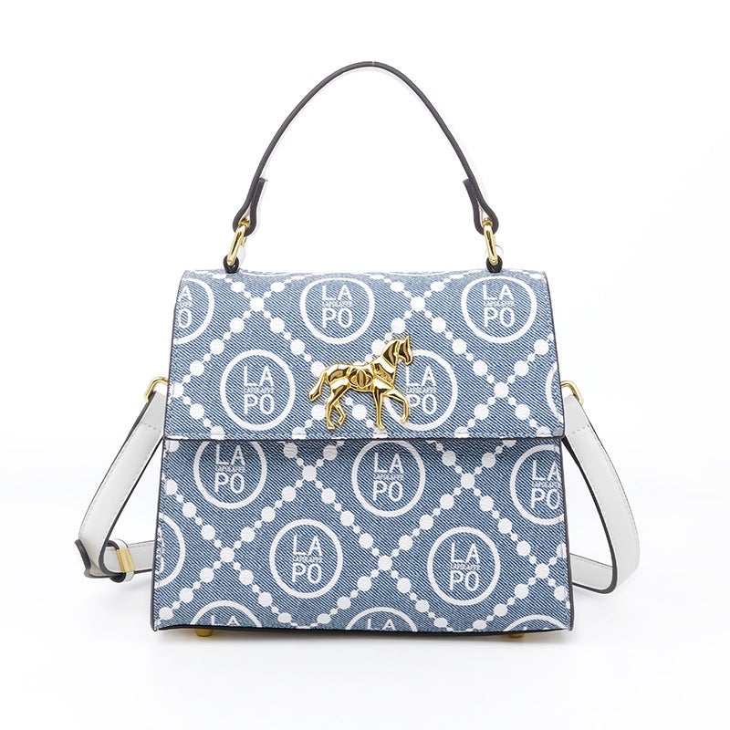 Printed Women'S Stereotype Flip Color Contrast Portable Mini Distinctive Crossbody Bag Lp7231# - Image 2