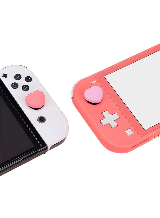 AMOGMO Love Flower Rocker Cap For Nintendo Switch Handle Silicone Non-slip Game Rocker Protection-Product Color:sw_❤20  - Image 3