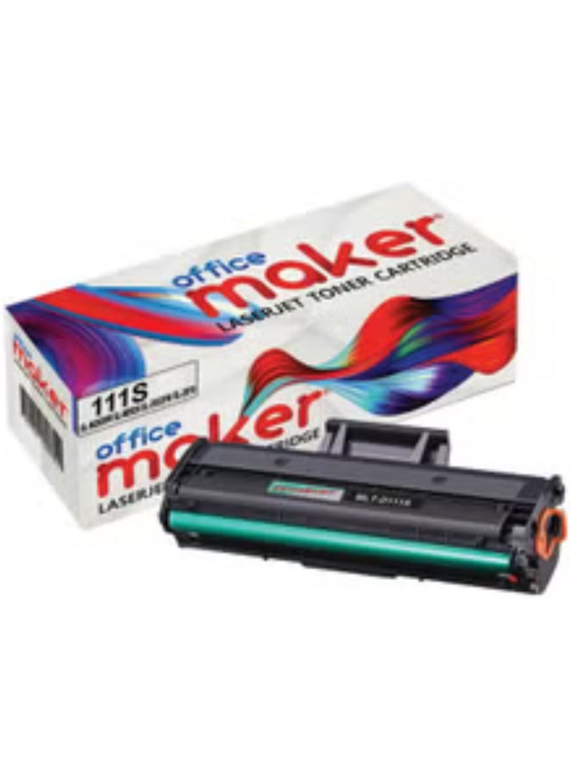 Office Maker 111S Laserjet Toner Cartridge for Samsung Printer Black - Image 1