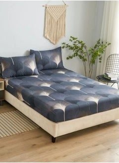 LUNA Home 4 Pieces Bedsheet Set, Brown Color.  - Image 4