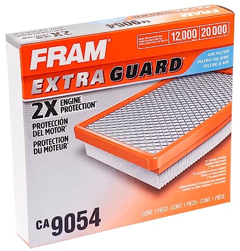 FRAM فلتر هواء محرك FRAM Extra Guard CA9054 البديل لسيارات كرايسلر، دودج، وفولكس فاجن المختارة، يوفر حماية فلتر تصل إلى 12 شهرًا أو 12,000 ميل - Image 3