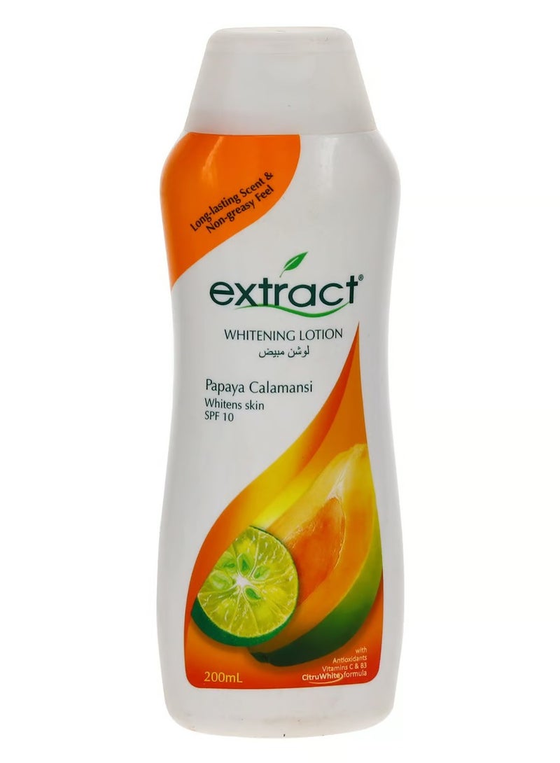 لوشن تبييض البابايا مع الكالامانسي 200 مل