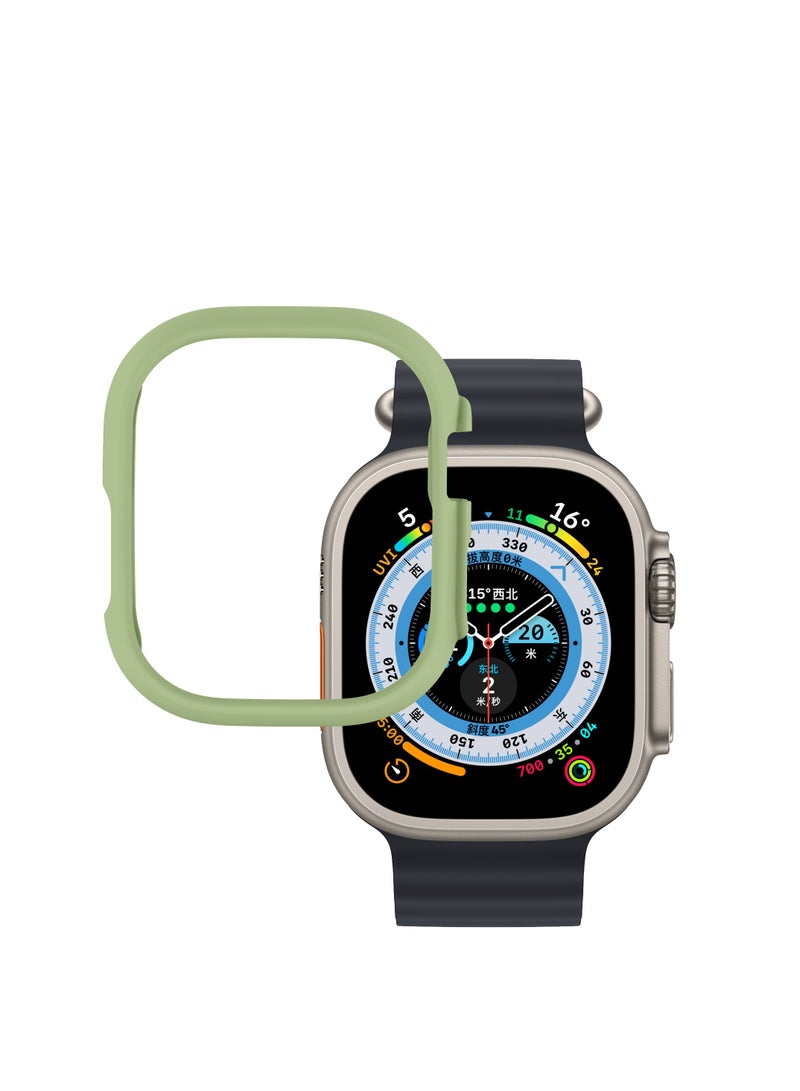 GULFLINK PC Half Case Protector frame Compatible with Apple Watch Series 8 ULTRA 49 mm Mint green  - Image 5