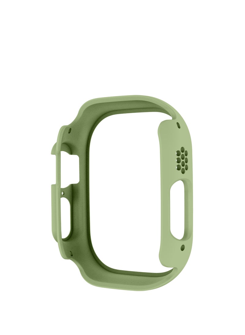 GULFLINK PC Half Case Protector frame Compatible with Apple Watch Series 8 ULTRA 49 mm Mint green  - Image 2