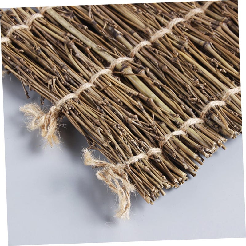 Woven Tea Cushion Mat 75X17X0 5CM Compact Lightweight Photography Background Prop - Image 4