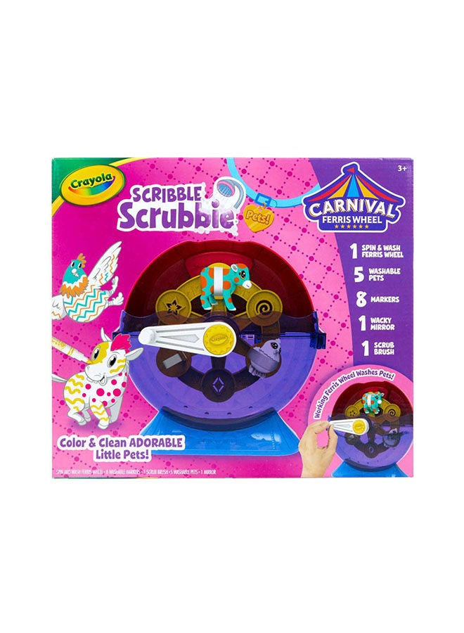 Crayola ألعاب الكرنفال للغسل والدوران للحيوانات الأليفة - Image 1