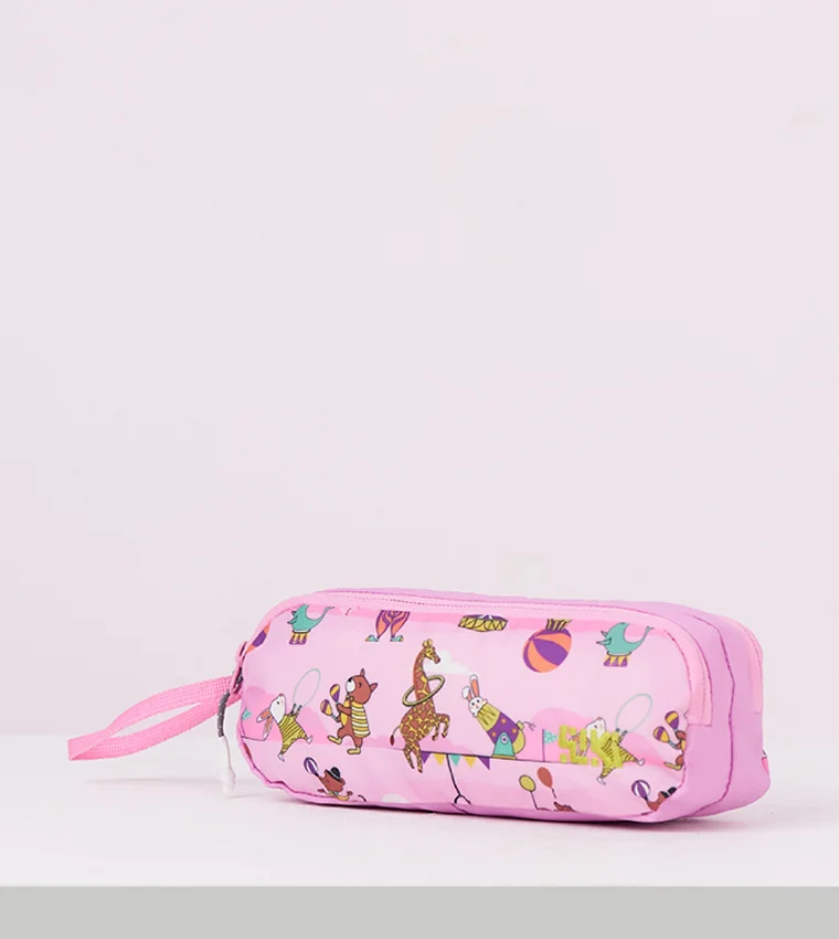 WILDCRAFT Pepo 2 Pencil Pouch : Circus : Pink