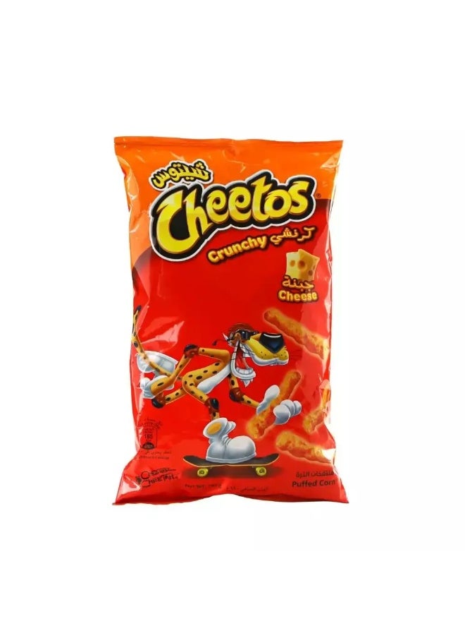 Cheetos Cheetos Crunchy Puffed Corn Cheese Flavoured Puffed Corn- 190gms  - Image 1
