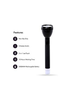 GEEPAS GFL4687 Rechargeable LED Flashlight  - Image 3