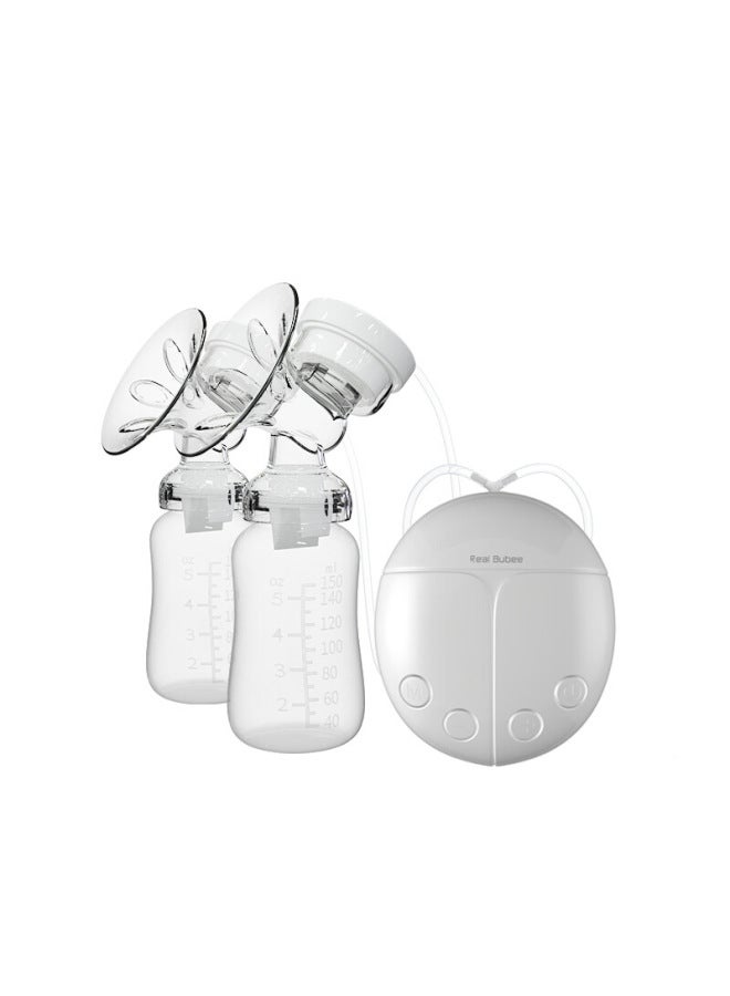Electric Breast Pump Breast Milk Bilateral Breast Suction Large Silent Milking Machine Automatic Massage Postpartum Portable Breast Pump