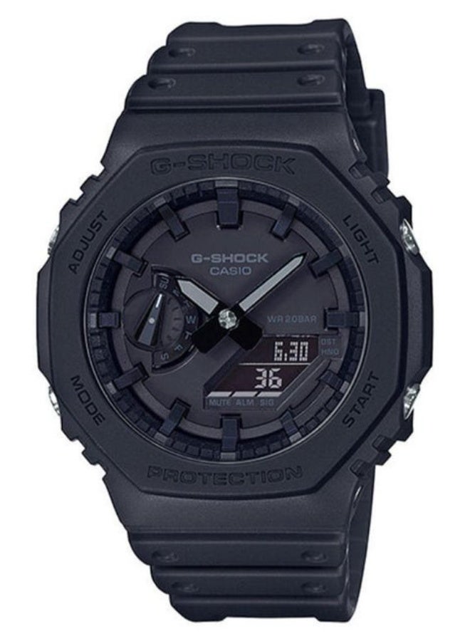 كاسيو ساعة يد كاسيو جي-شوك (G-Shock) للرجال، تناظرية ورقمية، لون أسود - Image 1