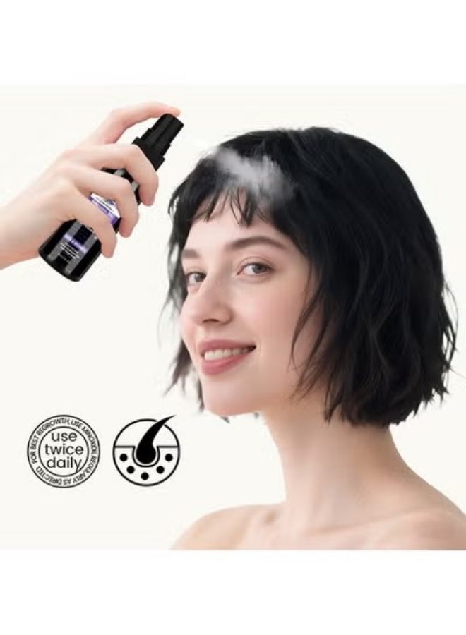 minoxidil spray 5% Minoxidil Spray for Men Women, 2 pcs 30ml Minoxidil for Women Hair Growth, Minoxidil for Men Hair and Beard Growth Spray - Image 3