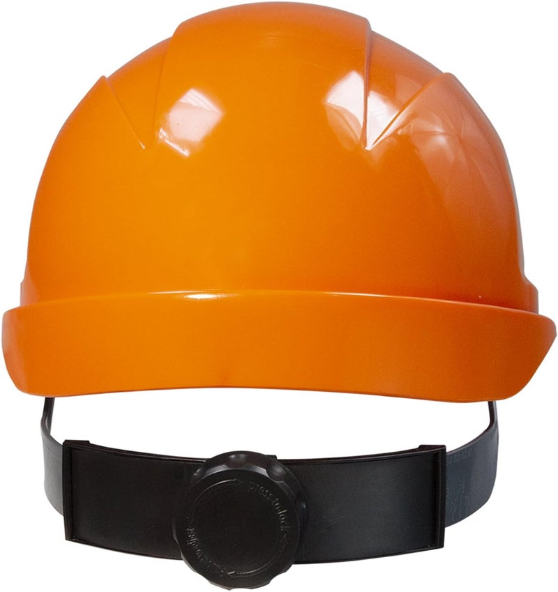 JORESTECH Safety Hard Hat Orange HDPE Cap Style Helmet with 4-Point Adjustable Ratchet Suspension for Work, Home, and General Headwear Protection ANSI Z89.1-14 Compliant HHAT-01 - Image 3