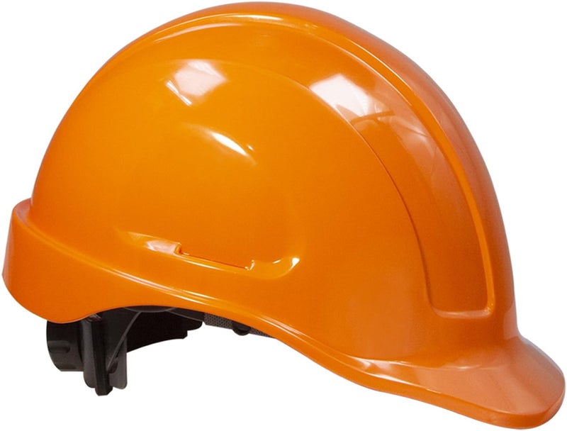 JORESTECH Safety Hard Hat Orange HDPE Cap Style Helmet with 4-Point Adjustable Ratchet Suspension for Work, Home, and General Headwear Protection ANSI Z89.1-14 Compliant HHAT-01 - Image 2