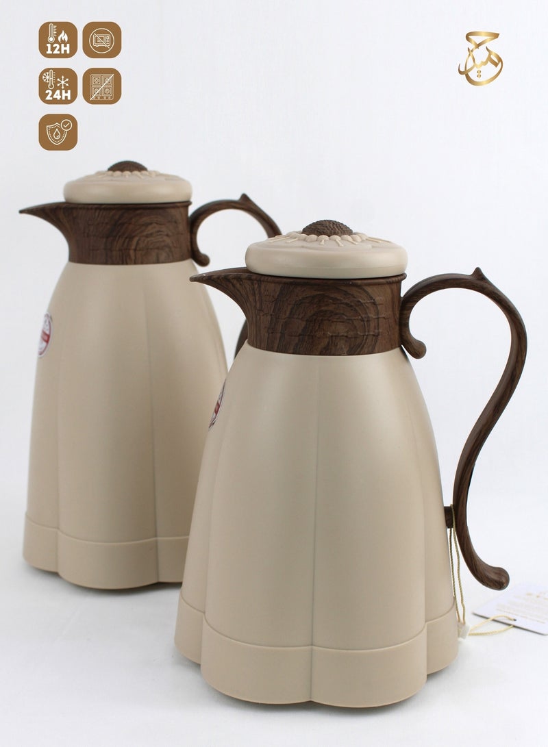 Red Home Vacuum Flask Set 1000ml,600ml SV3202 I  - Image 1