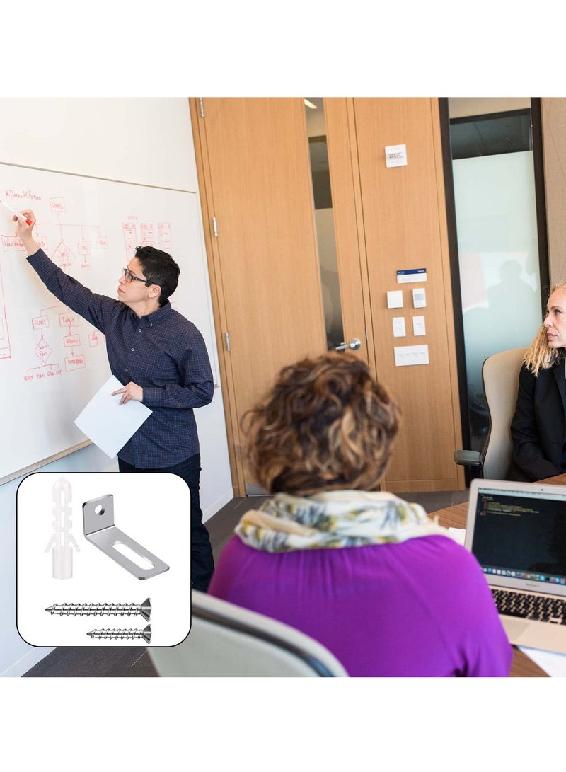 20-Piece Whiteboard Mounting Kit, Wall Brackets, Screws and Expansion Tubes for Easy Installation, Perfect for Schools and Offices - Image 5