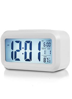 WENTCCION Digital Alarm Clock, Alarm Clock With Numbers, Led Digital Sleep Smart Watch, Indicates Date And Temperature On Screen, With Alarm Clock, With 12/24 Hour Switch, Simple Operation (Smart alarm clock)  - Image 1