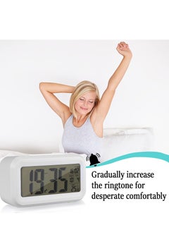 WENTCCION Digital Alarm Clock, Alarm Clock With Numbers, Led Digital Sleep Smart Watch, Indicates Date And Temperature On Screen, With Alarm Clock, With 12/24 Hour Switch, Simple Operation (Smart alarm clock)  - Image 5
