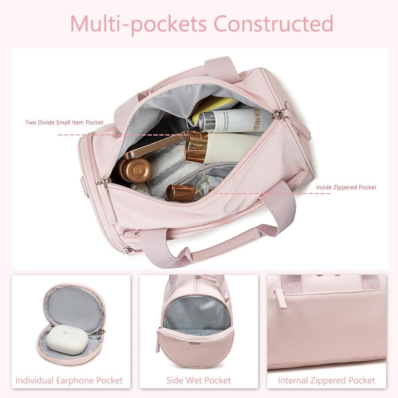 Mini Gym Bag for Women Girls Cute Small Duffle Bag with Multifunctional Pockets Gymshark Bag Workout Sport Bags for Dance, Fitness, Yoga, Sport - Image 3