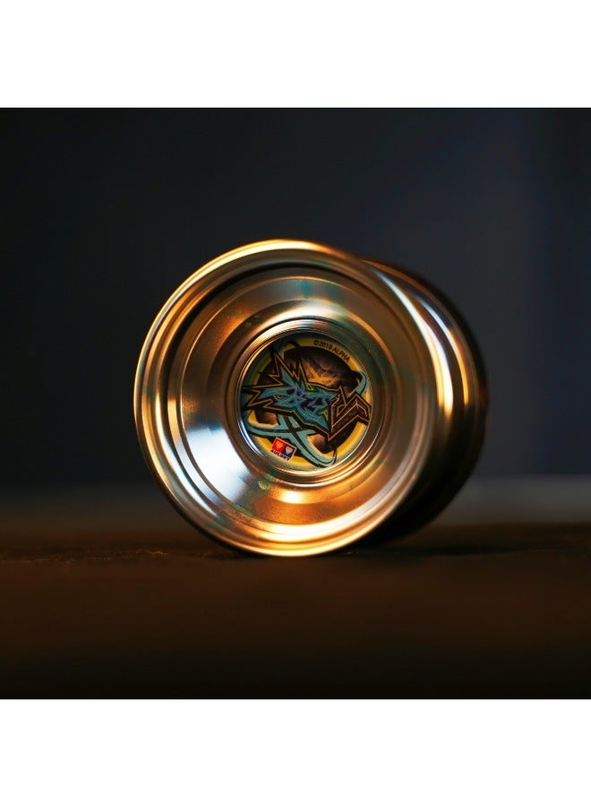 Crane Hall Yo-Yo Breaks Empty V Odi Double Diamond Fire Less King High-end Competitive Ring Yoyo Ball-Color:Purple Color Matching - Image 4