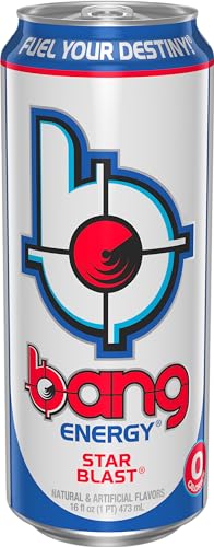 Bang Energy Star Blast, Sugar-Free Energy Drink, 16 Ounce (Pack of 12) - Image 2