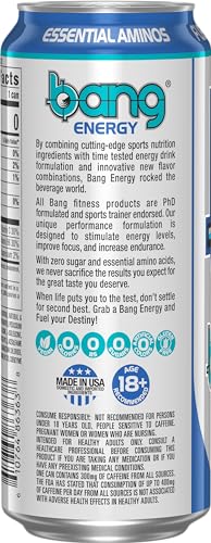 Bang Energy Star Blast, Sugar-Free Energy Drink, 16 Ounce (Pack of 12) - Image 3
