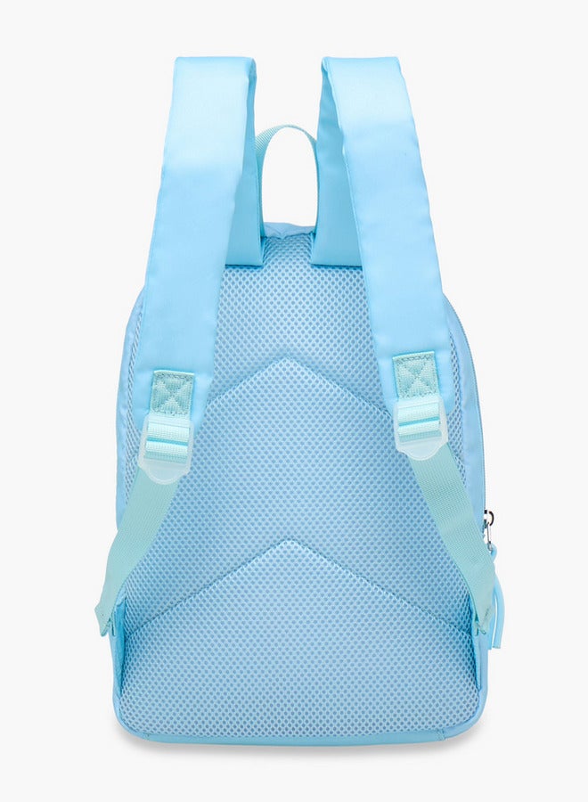 Disney Girls Frozen Print School Backpack with Adjustable Shoulder Straps 10x25x33 cm - Image 4