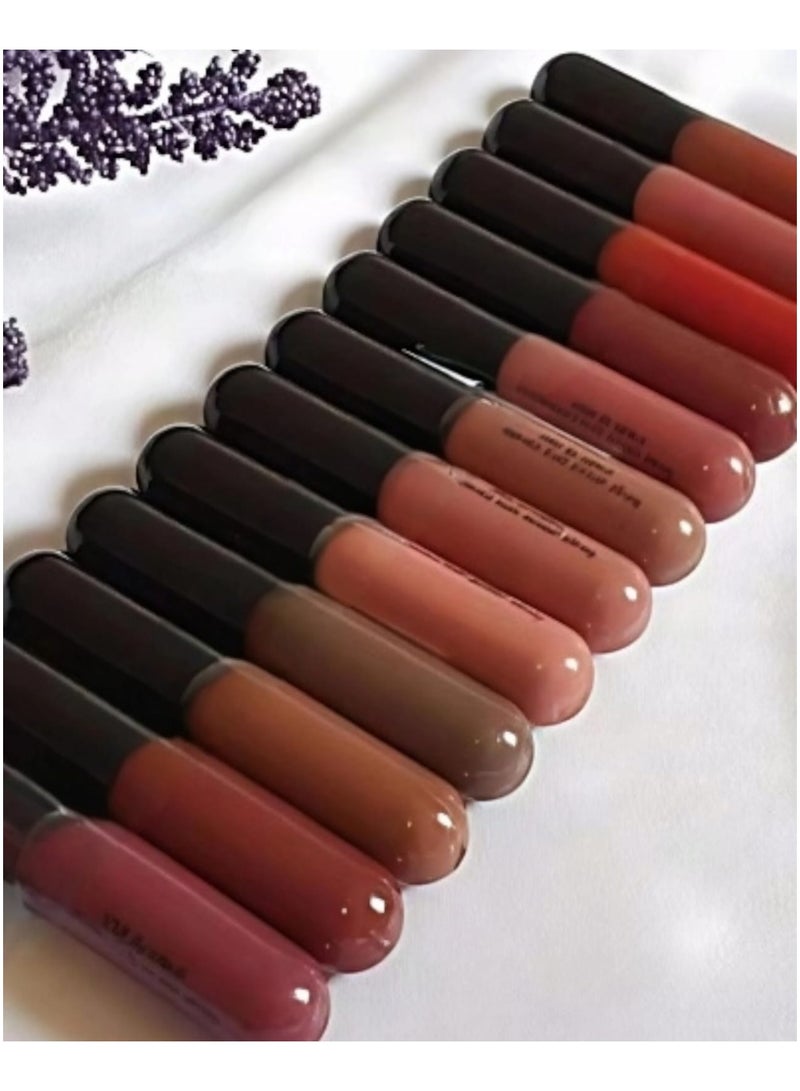  مودا بيوتي طقم أرواج سائلة ثابته مكونة من 12 قطعة متعدد الألوان