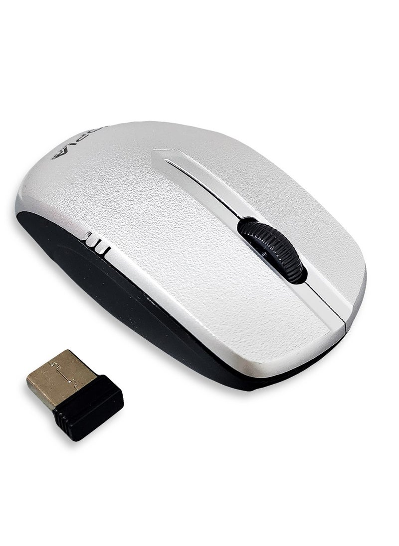 Utopia - Wireless Mouse Gaming 3 Button , 1000DPi - Silver U-102 - Image 1